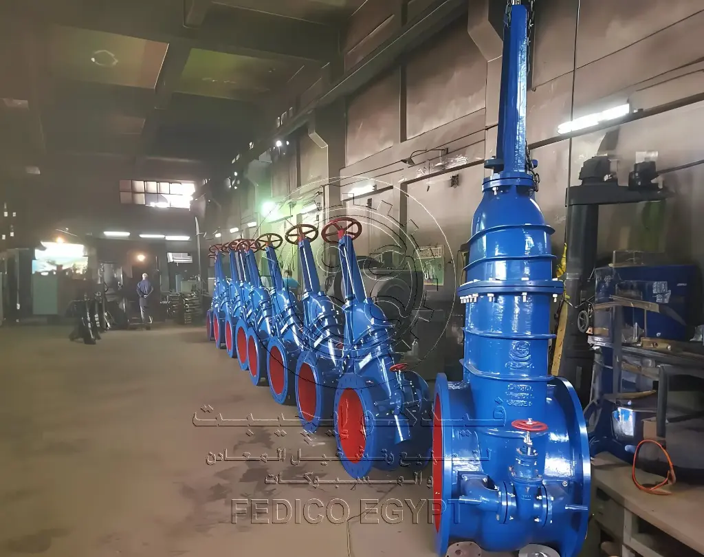 Gate Valves Oval Type rising spindle -Bypass 1000m | Fedico Egypt